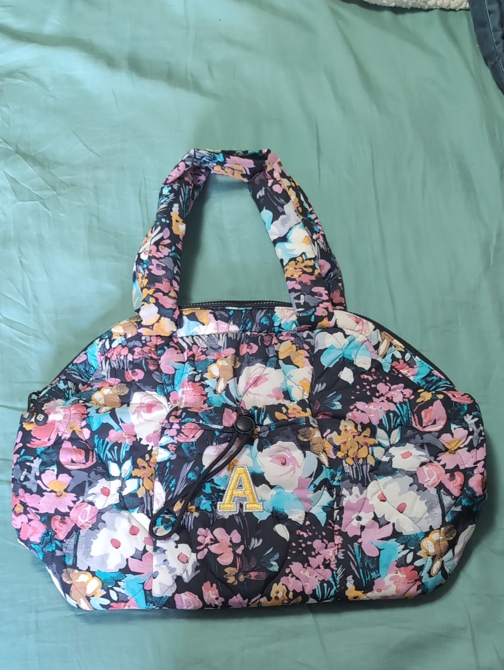 Vera Bradley Floral Custom Monogramed Tote!